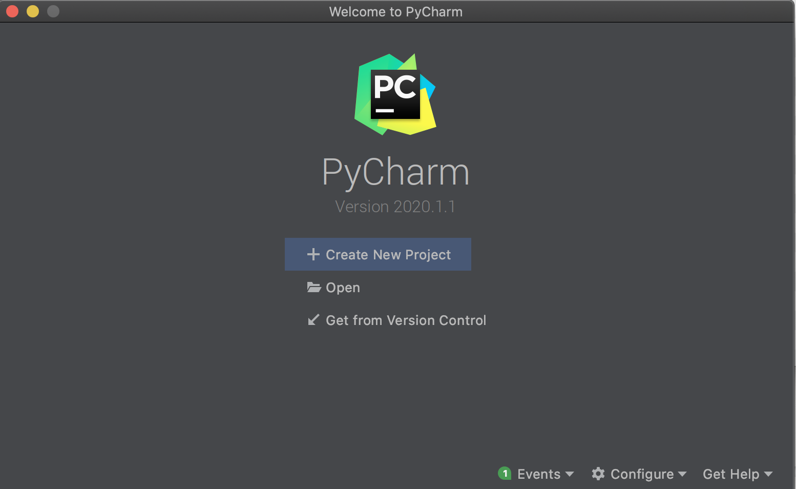 Launch Pycharm